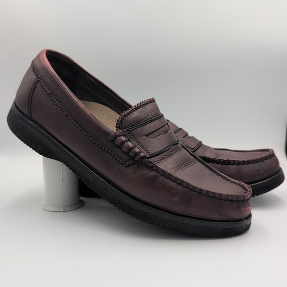Mens Sz‎ 11 Rockport Vibram Leather Loafers Beef Roll main image 16